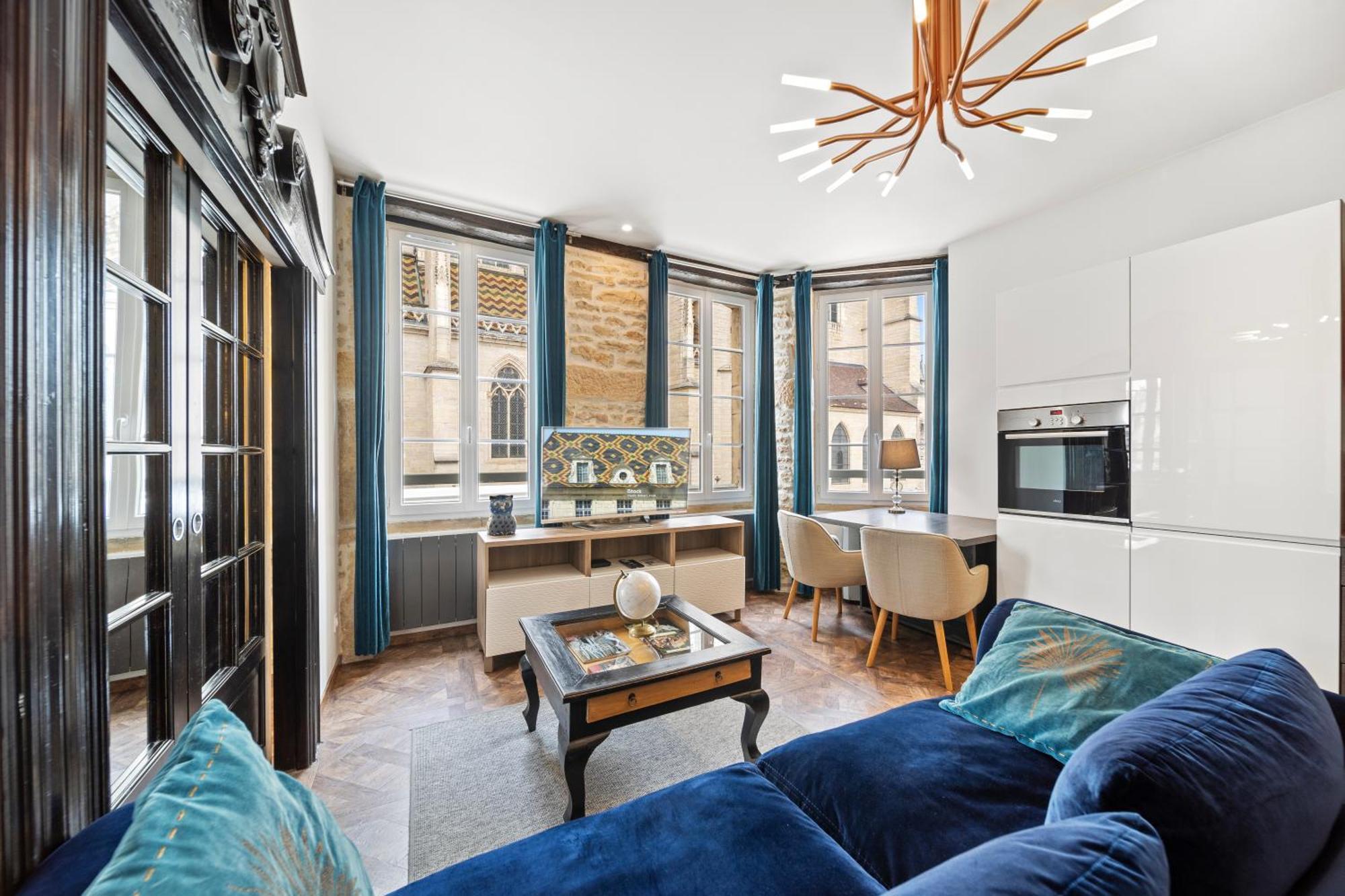 La Suite Indivio - Appartement Standing Vue Cathedrale Dijon Exterior foto